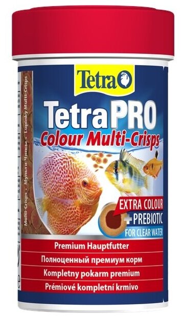 TetraPro Color Crisps корм-чипсы для улучшения окраса всех декоративных рыб 250 мл - фотография № 5