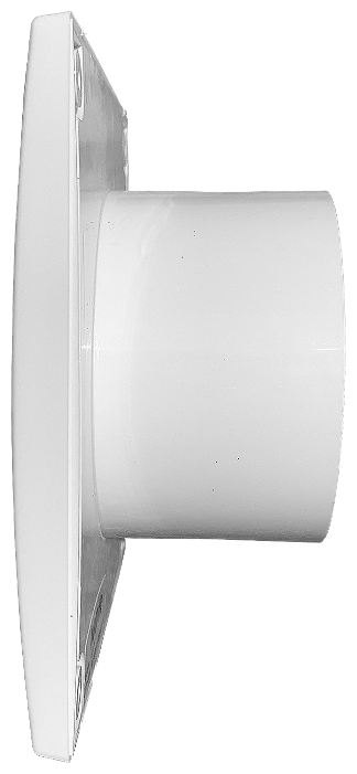 Вентилятор вытяжной Vector 100СК с обратным клапаном, 100 мм., воздухообмен 100м3/ч, 15 Вт, белый - фотография № 3