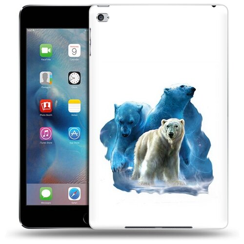 Чехол задняя-панель-накладка-бампер MyPads полярный медведь для iPad mini 4 7.9 (2015)-A1538/A1550 противоударный чехол задняя панель накладка бампер mypads медведь 666 для ipad mini 4 7 9 2015 a1538 a1550 противоударный