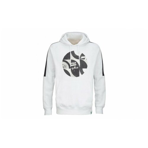 Толстовка CCM Nostalgia Pucks Pullover Hoodie Sr р.L (белый)