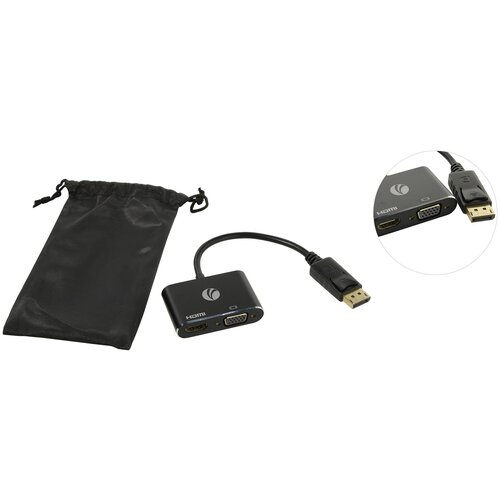 Переходник (адаптер) VCOM (CG640M-0.15) аксессуар vcom hdmi m vga f 0 1m cg558