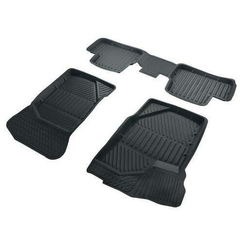 фото Коврики резиновые в салон 3d standart для lada granta 2190 sd/hb (2011 ld. gr.01003 srtk