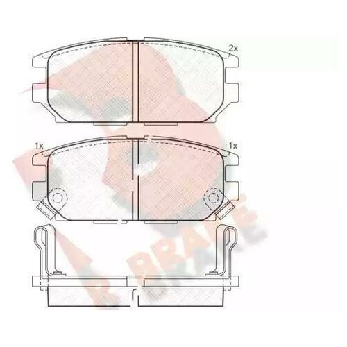 Дисковые Тормозные Колодки R Brake R BRAKE арт. RB0983