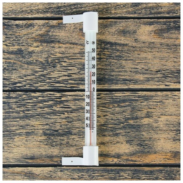 Термометр наружный, мод. ТСН-4, от -50°С до +50°С, на "гвоздике", упаковка картон 1546034