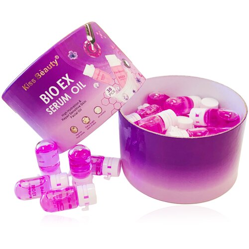 Высококонцентрированная сыворотка для лица Kiss Beauty с пептидами 30 шт по 2 мл