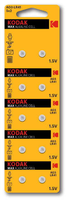 Батарейка Kodak AG3 (392) LR736 LR41 [KAG3-10]