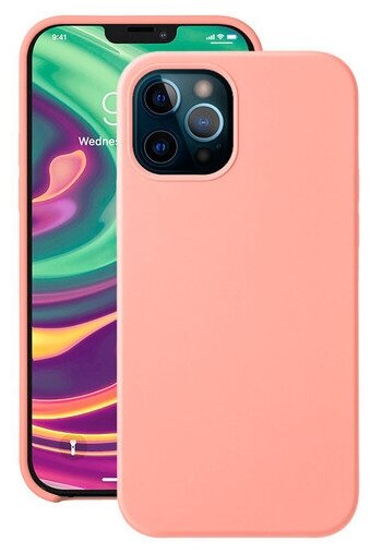 Чехол-крышка Deppa для iPhone 12 Pro Max, силикон, розовый - фото №8