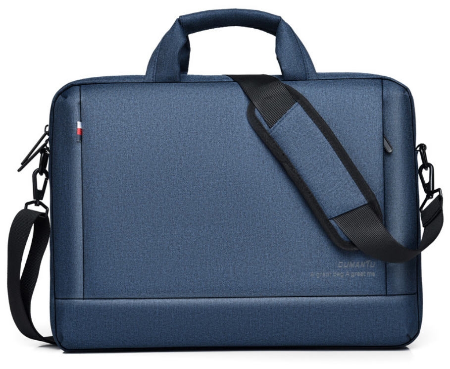 фото Сумка-портфель MyPads M154-190 из качественной импортной износостойкой ткани «Оксфорд» для ноутбука Huawei Honor MSI Lenovo HP Acer водонепроницаемая долговечная с ремнем через плечо синяя (14 дюйм)