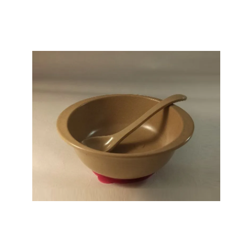фото Детский эко набор из рисовой шелухи/набор чашка с ложкой/зеленый набор husk's ware
