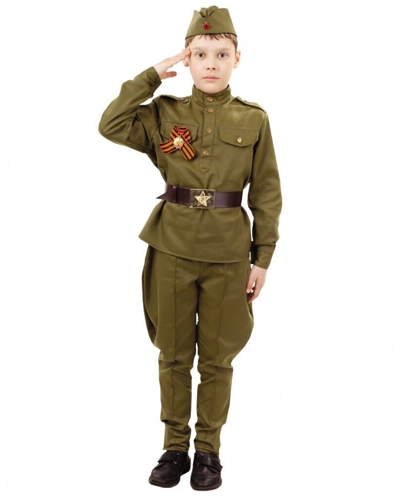 Костюм солдата с брюками галифе (10826) 110 см