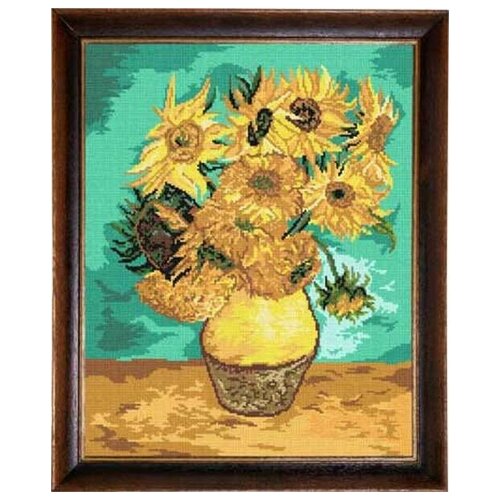 Схема для вышивания бисером 13 подсолнухов Ван Гог 40x50 см