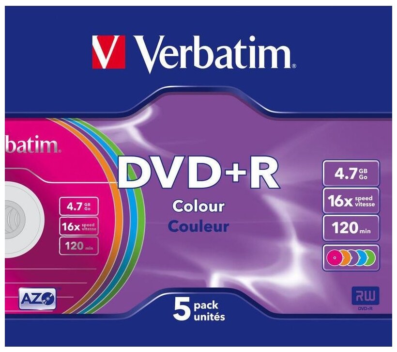 Verbatim DVD-R 4.7Gb 16x Slim case, 1шт - фото №1