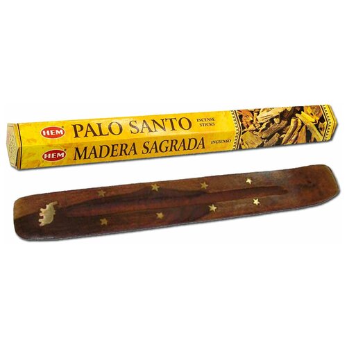 Благовония HEM Palo Santo (Пало Санто), 20 палочек + подставка благовония hem palo santo пало санто 20 палочек подставка