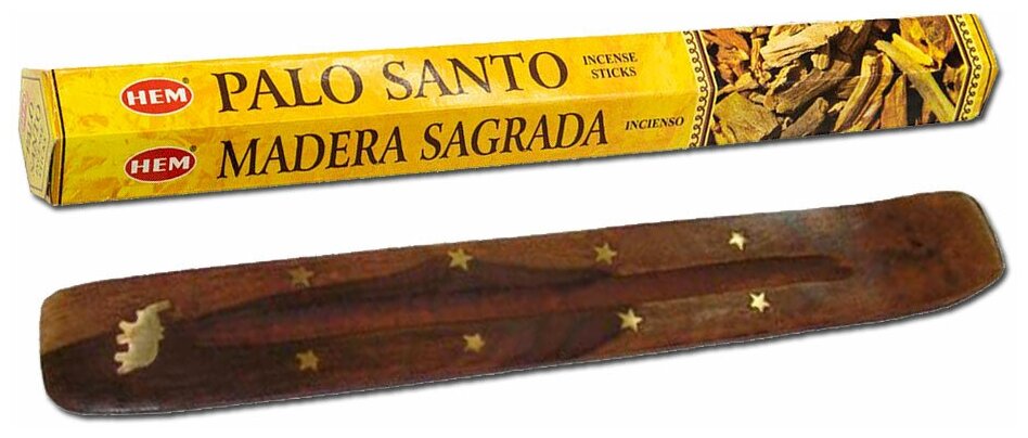 Благовония HEM "Palo Santo" (Пало Санто), 20 палочек + подставка