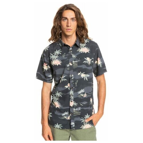 фото Рубашка quiksilver, размер s, черный