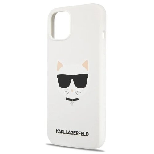 фото Lagerfeld для iphone 13 mini чехол liquid silicone choupette hard white karl lagerfeld