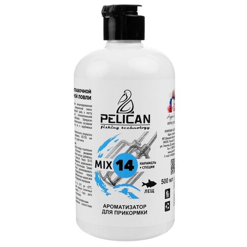 Ароматизатор PELICAN MIX 14, лещ карамель + специи, 500 мл