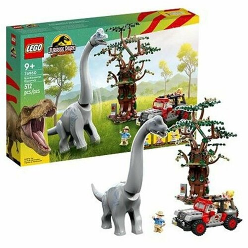 Конструктор LEGO Jurassic World 76960 Встреча с Брахиозавром lego jurassic world атака гиганотозавра и теризинозавра