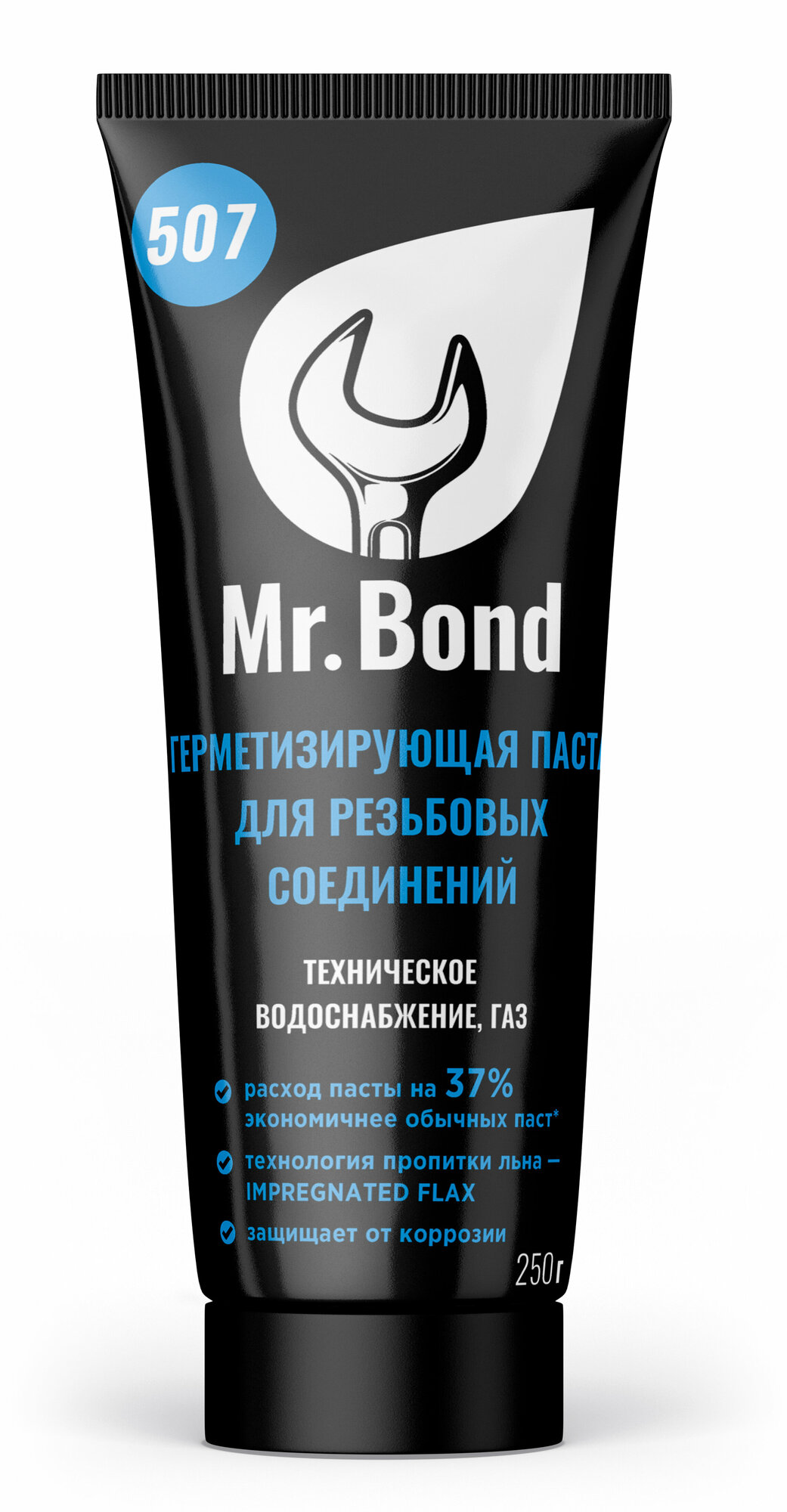 Паста герметизирующая для пропитки льна туба 250 г Mr. Bond® 507