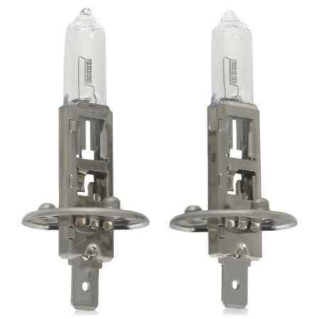 фото Лампа автомобильная галогенная Celen Н1 3400К Halogen Quasar теплый белый свет 12V 55W, +75% света, UV-stop, бокс 2 шт, 53250 Q