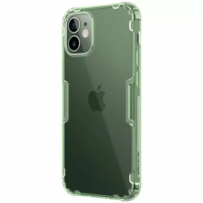 Накладка Nillkin Nature TPU Pro Case силиконовая для Apple iPhone 12 mini зеленая