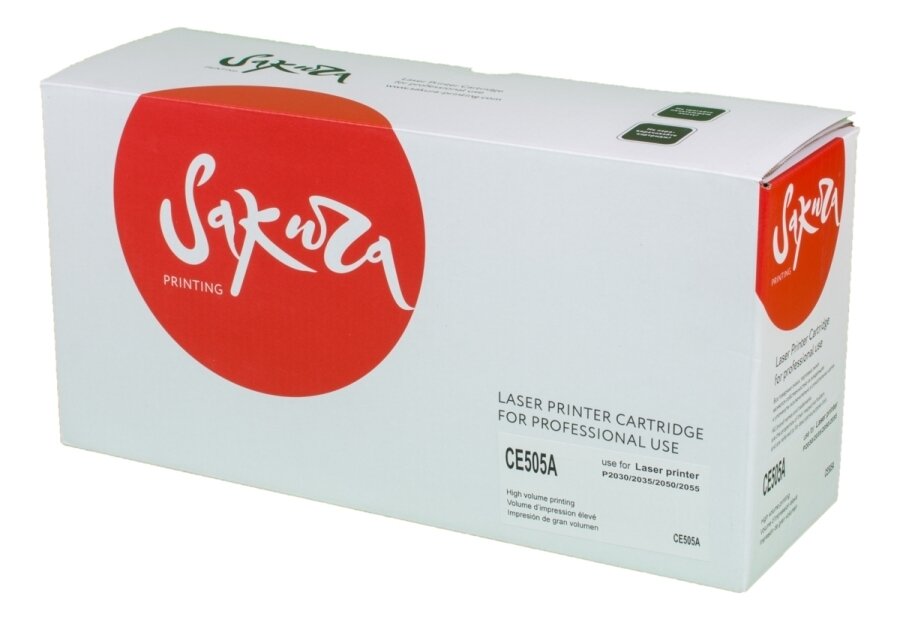 Картридж лазерный Sakura 80A / CF280A / 05A / CE505A черный 2700 стр. для для HP (SACE505A/CF280A)