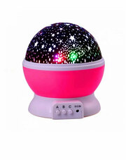 Ночник-проектор Star Master Звездное небо розовый