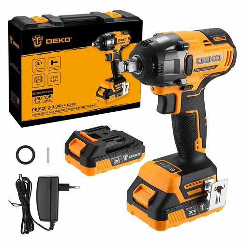 Аккумуляторный ударный гайковерт DEKO DKIS20 063-4033 3 Ач 13890₽