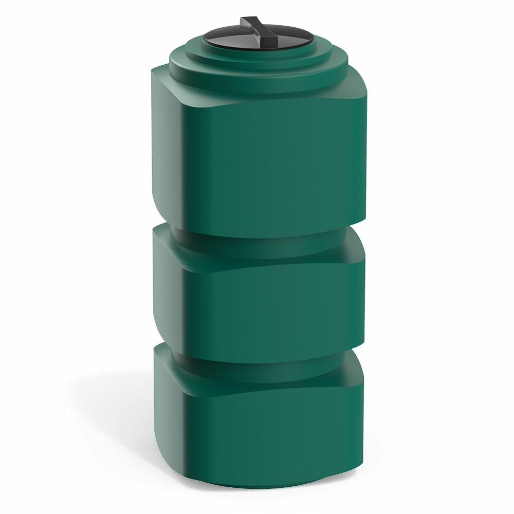Емкость 500 литров Polimer Group F500 для воды/ топлива/, цвет зеленый