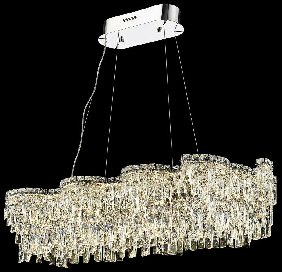 Люстра подвесная Wertmark WE153.01.123 Editta хром LED 1*99Вт LED 3000K