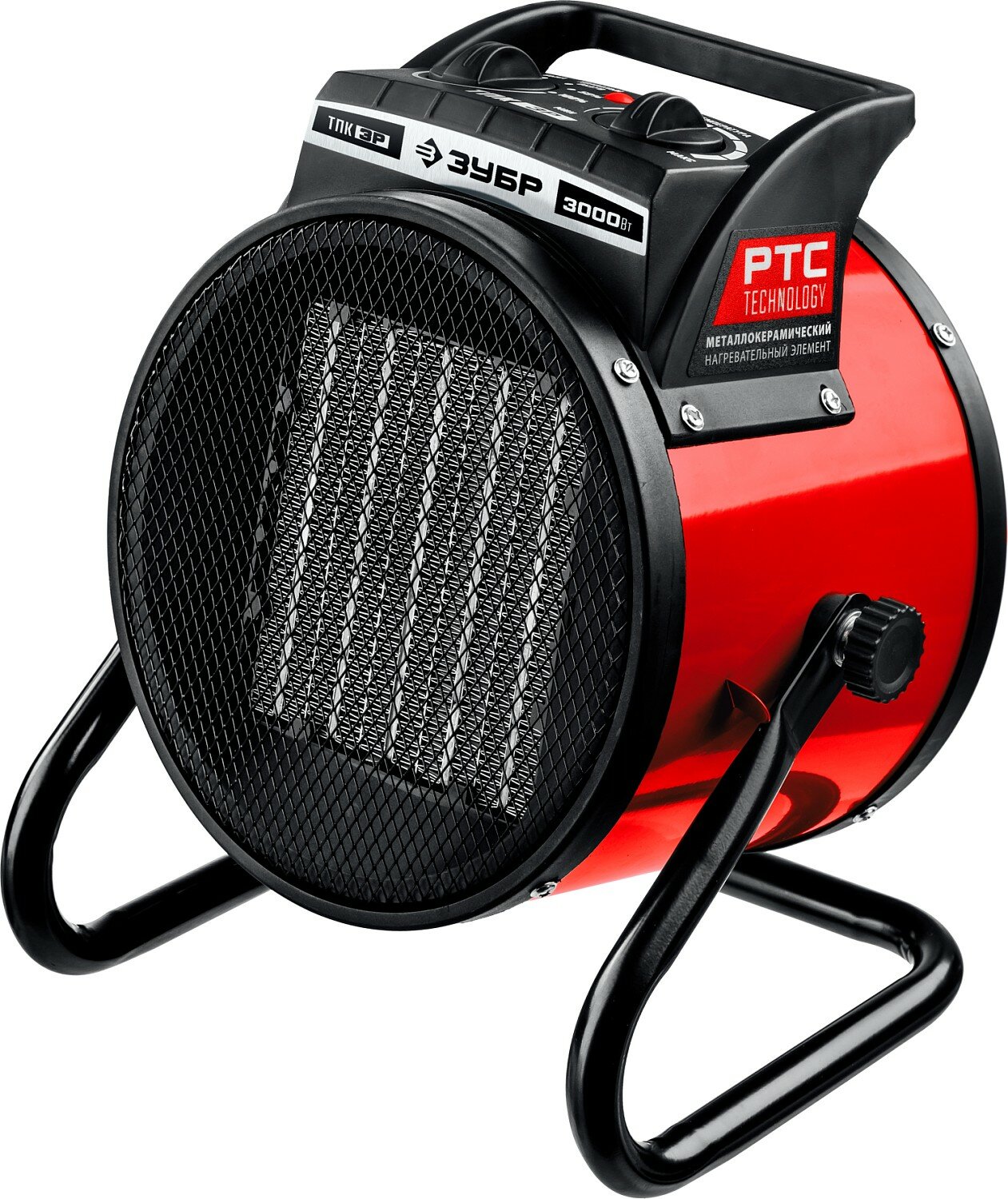 ЗУБР 3 кВт электрическая тепловая пушка (ТПК-3Р)