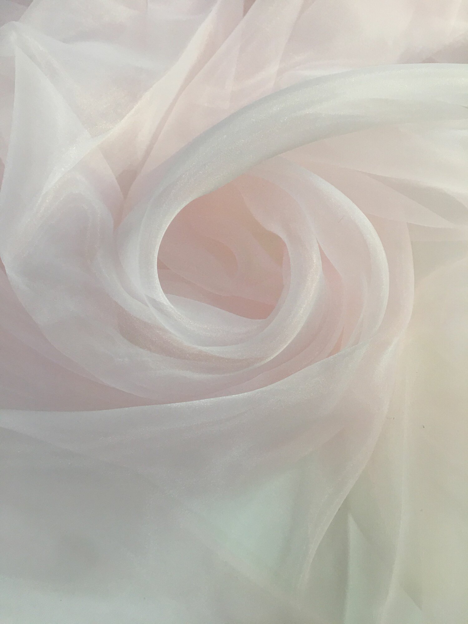 Тюль органза однотонная