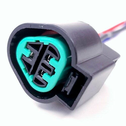 Разъем дневных ходовых огней ДХО ПТФ корректора фар Hyundai Kia 3 pin 3 контакта с проводами 345₽