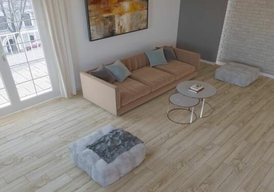 фото Керамогранит Elma кремовый 15х60