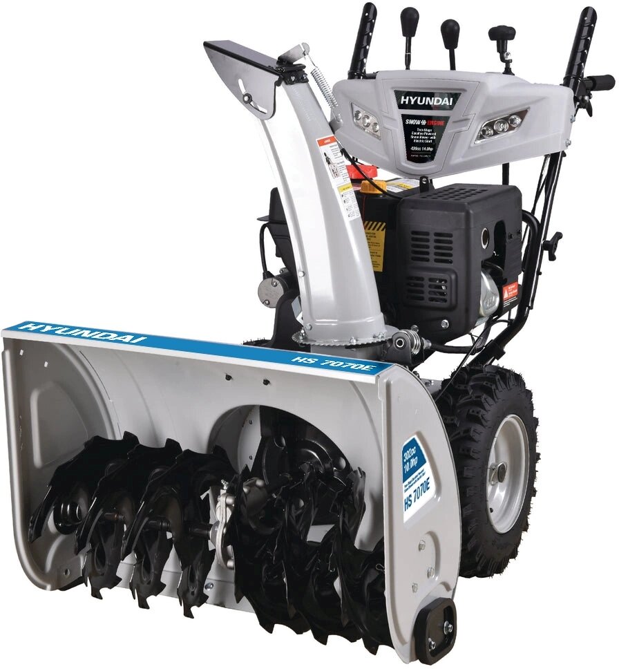 Снегоуборщик бензин. Hyundai HS7070E 10л. с.