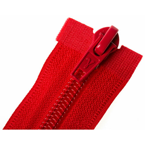 Молния спираль GAMMA разъемная, двухзамковая, темно-красный, 80см, 1шт