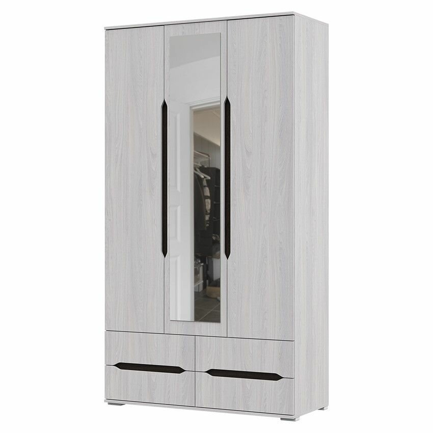 фото Шкаф 4х створчатый с ящиками "Валенсия" ШК 014 (1600х2200х500) дуб анкор