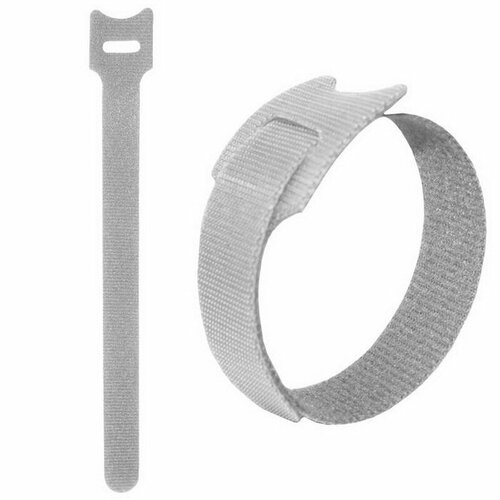 Хомут-липучка стяжка 150мм х 12мм 10 шт 1 цвет белый 252₽