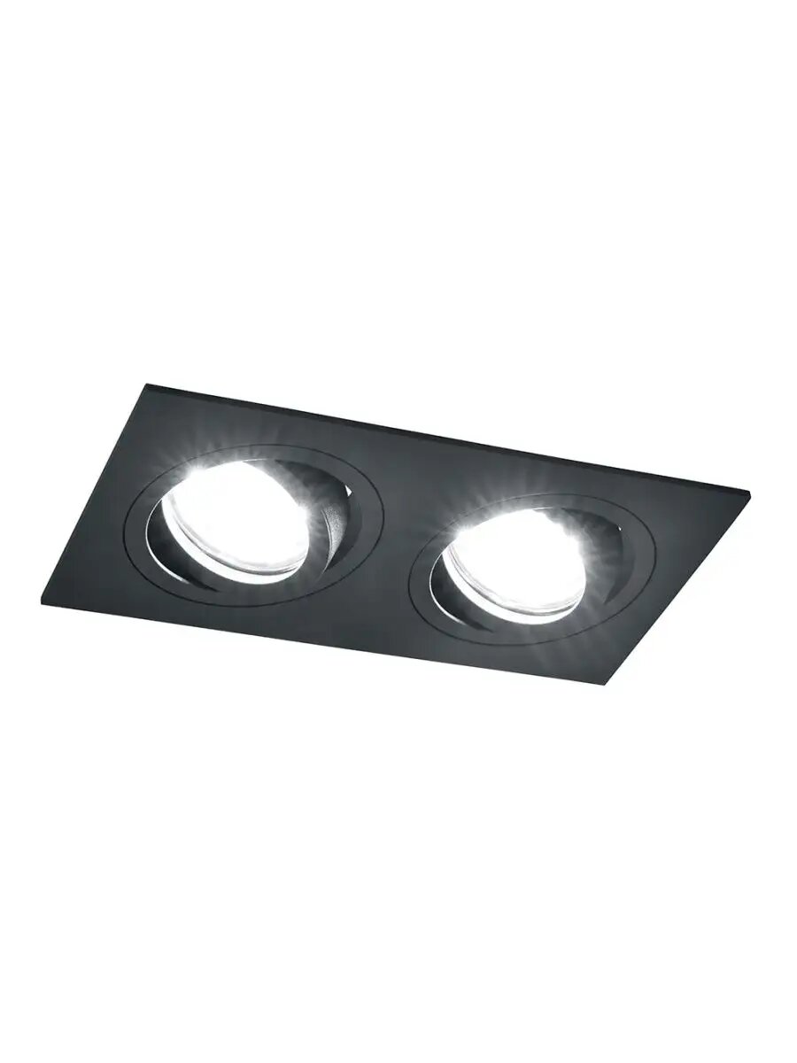 Светильник потолочный встраиваемый двойной G5.3