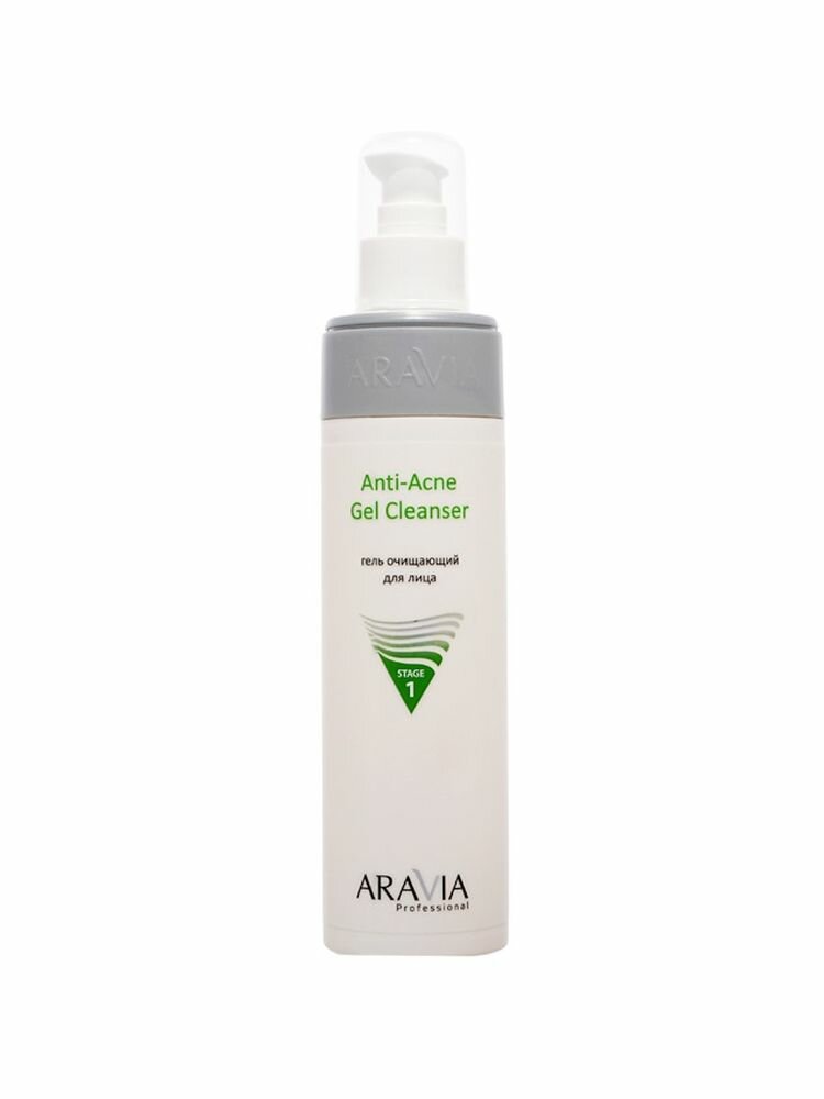 Картинки Гель для умывания ARAVIA PROFESSIONAL ANTI-ACNE для жирной и проблемной кожи (очищающий) 250 мл