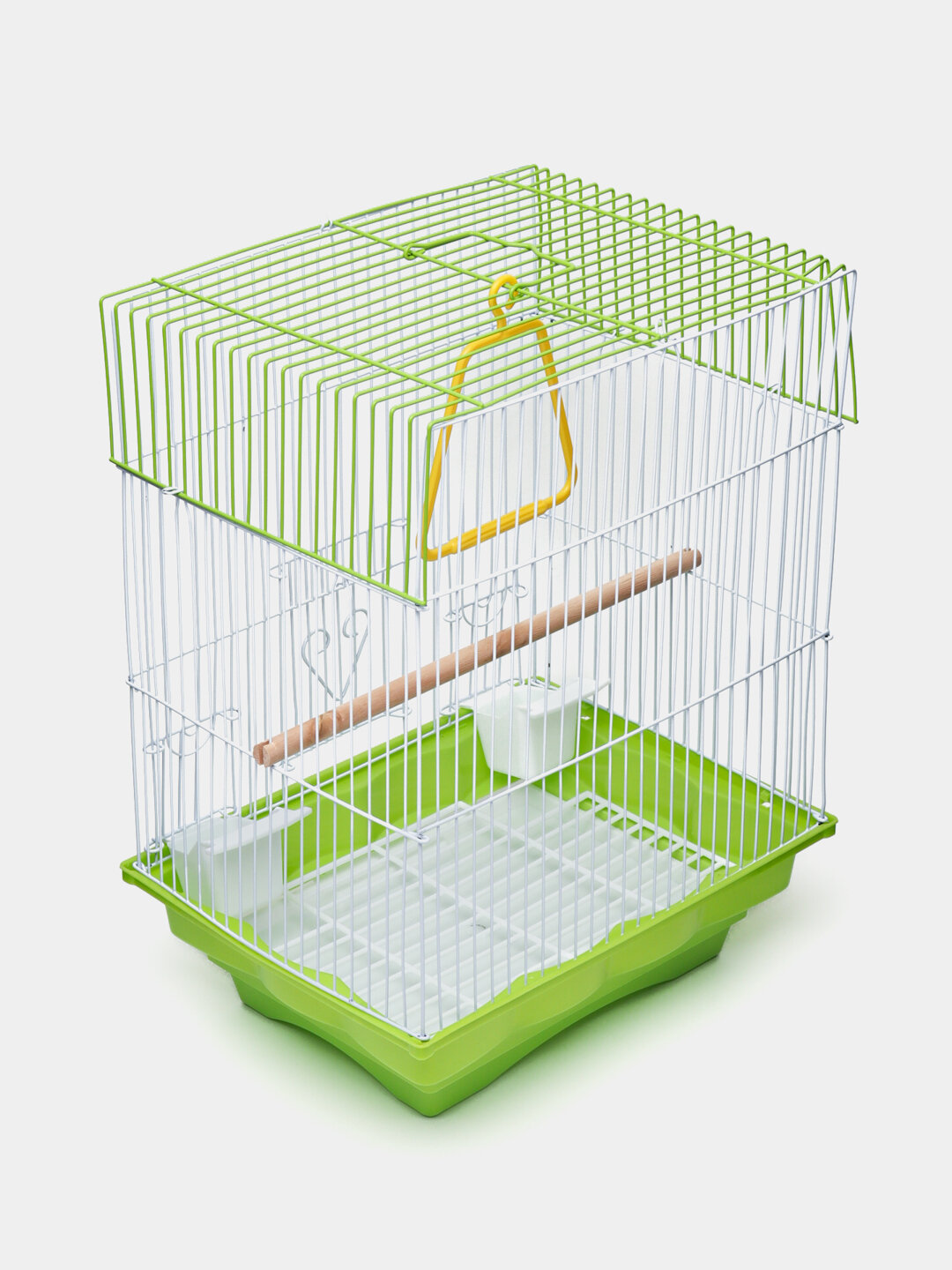 Клетка для птиц 39 * 30 * 21 см, А103, Лайм — фото 1
