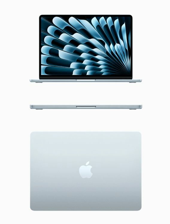 Ноутбук Apple MacBook Air 13 2025 (M4, 16Gb, SSD 256Gb) Sky Blue, Русская раскладка — фото 1
