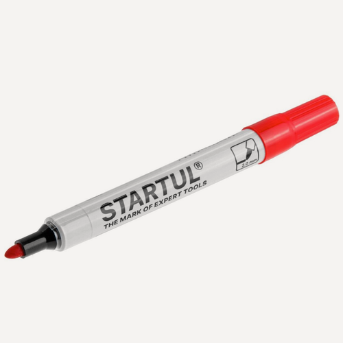 Изображение товара Маркер строительный перманентный фетровый STARTUL Profi красный (ST4340-03)