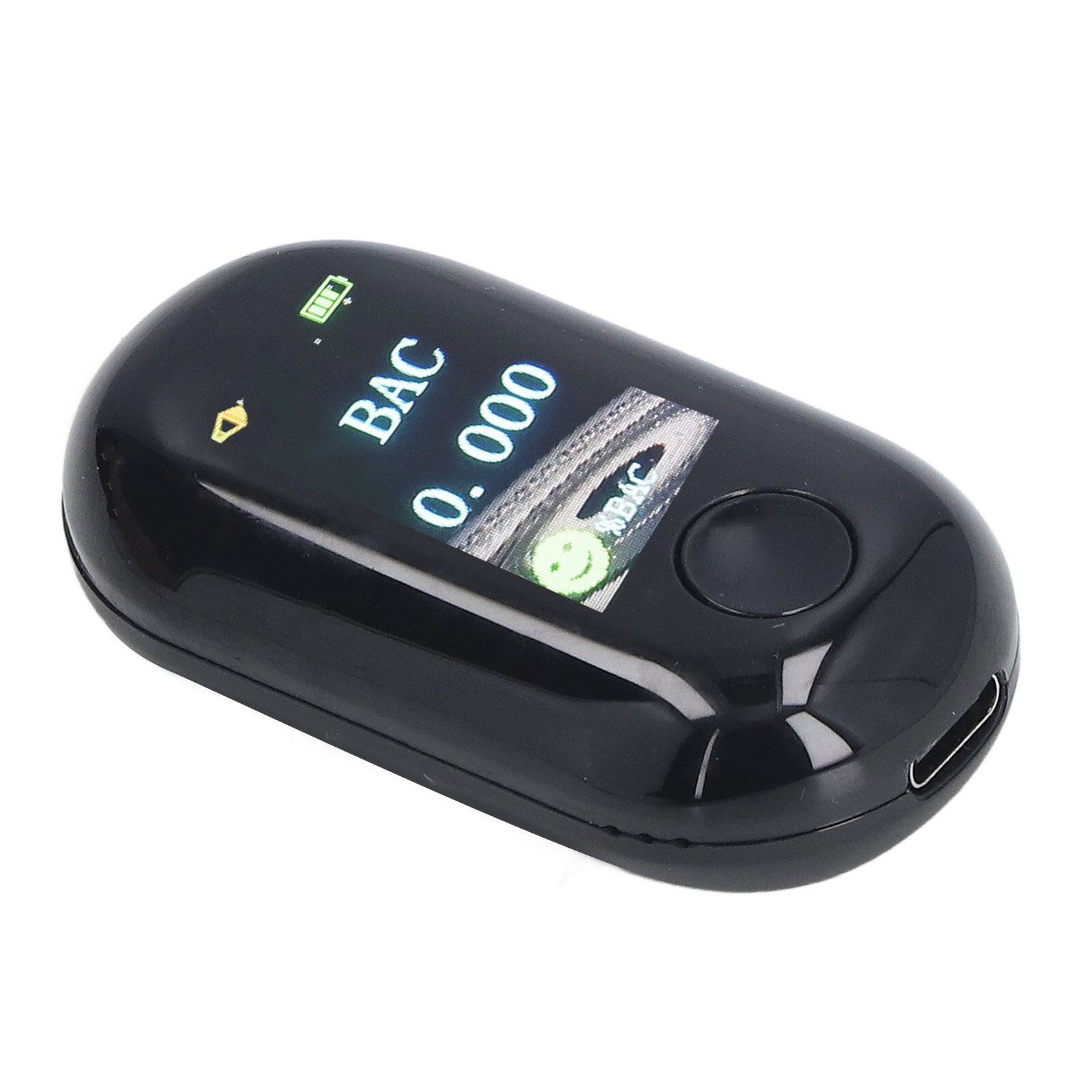 Картинки Алкогольный тестер USB Зарядка бесконтактный точный детектор алкоголя с мини -дыханием с 3 индикаторными светом