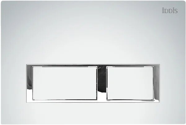 Кнопка смыва для унитаза IDDIS Unifix UNI60M0i77 пластик цвет матовый хром