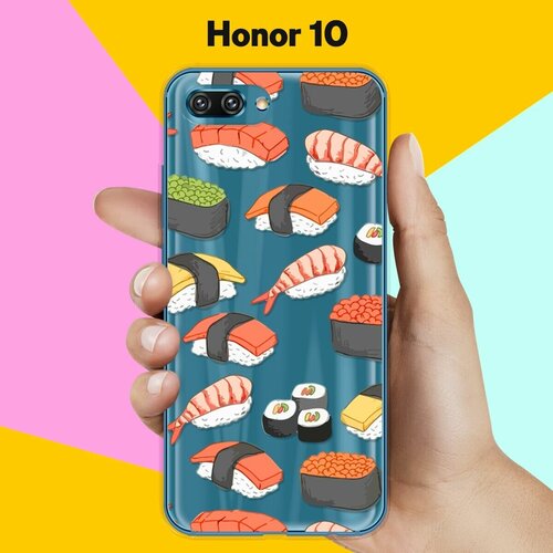 Силиконовый чехол Суши на Honor 10 силиконовый чехол суши на honor 10 lite