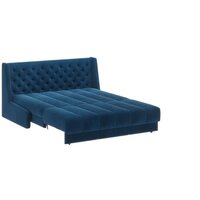 Диван тканевый прямой D1 furniture Ричмонд 140 НзПБ синий