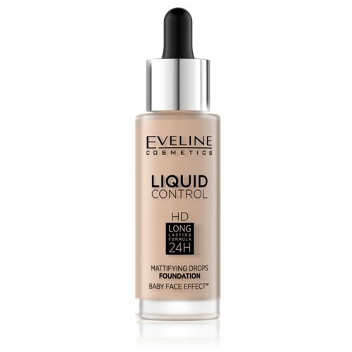 Тональная основа для лица Eveline Cosmetics Liquid Control т.030 Sand beige 32 мл