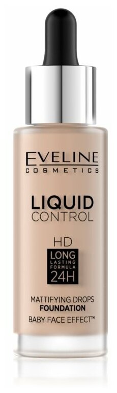 Eveline Cosmetics Тональный флюид Liquid Control HD Mattifying Drops