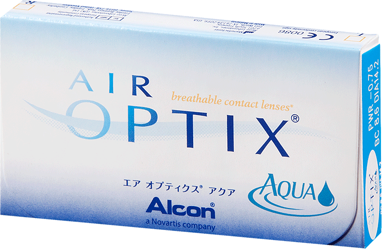Alcon Air Optix Aqua (3 линзы), 8.6, -4.50